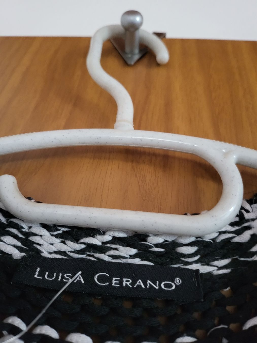 Luisa Cerano Maglioni & Felpe: Pull Luisa Cerano rayé noir/blanc, taille 38, coton – Usato da Niedergösgen venduto da Eva2410 3