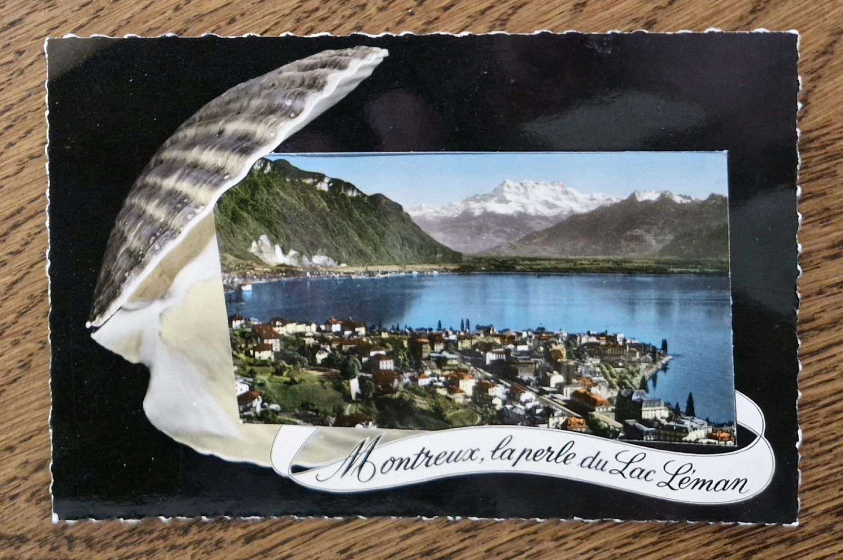 Cartoline postali: Montreux, la perle du Lac Léman – Usato da Ebikon venduto da Donar50