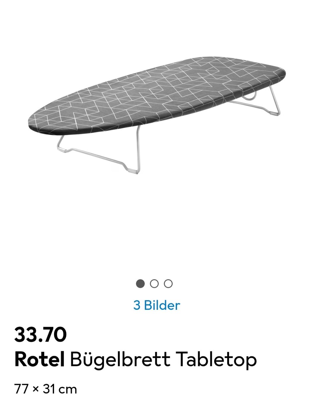Assi da stiro: Rotel Bügelbrett Tabletop – Usato da Wattwil venduto da Belinda98 2