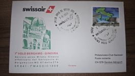 Swissair Bergamo - Ginevra 01.05.1989