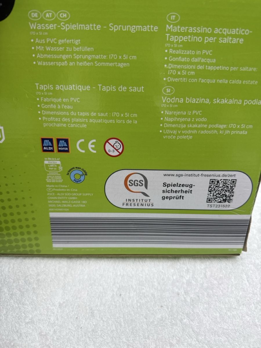 Tapis de jeu: Tapis aquatique  – Neuf avec emballage d'origine à Chenens par anasantos90 1