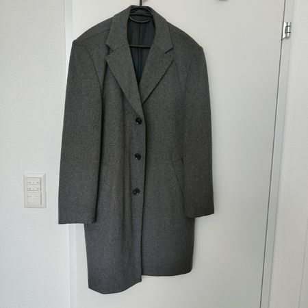 Cashmere Herrenmantel von Tessuti di Fabio Bertone, Gr. 48