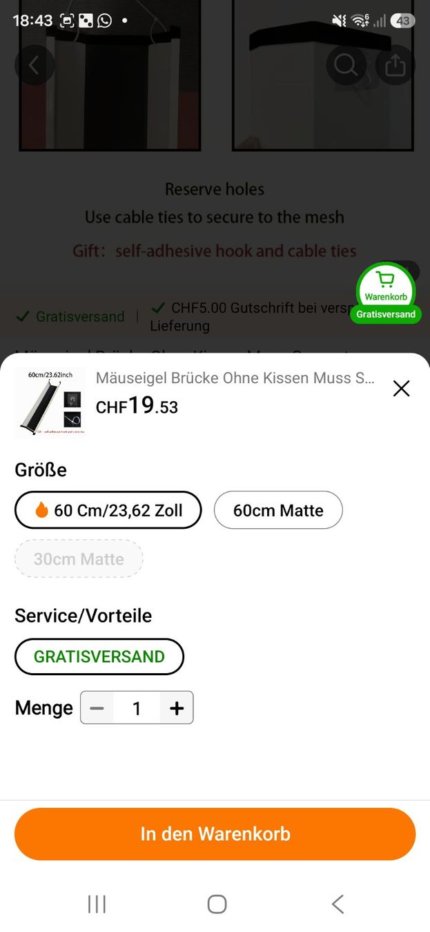 Cages, transport & sécurité: Nager zubehör – Neuf (Voir description) à Willisau par isa117 4