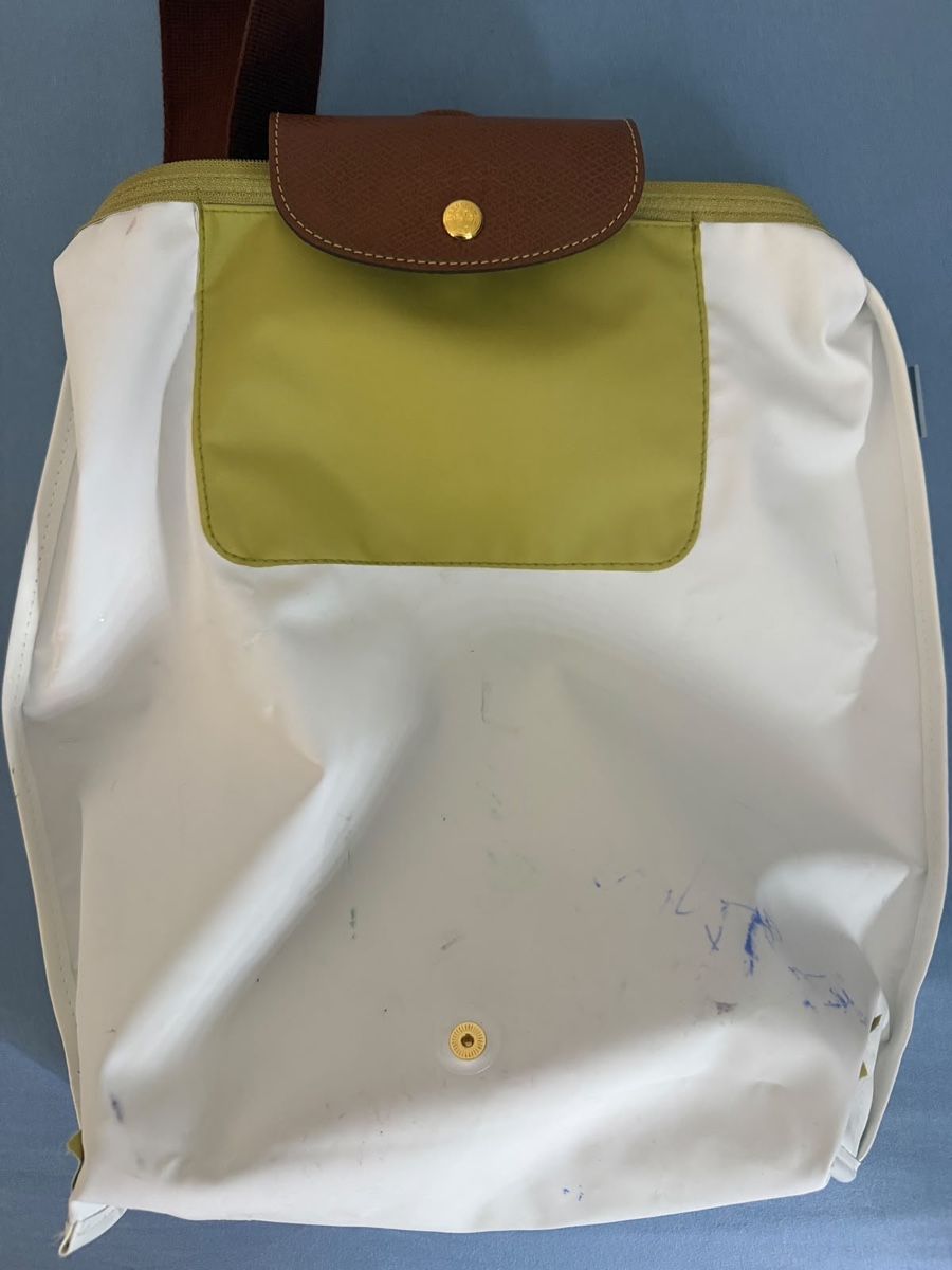 Longchamp Zaini: Rucksack Longchamp Le Pliage limette gebraucht – Usato da Aarburg venduto da manju2007 3