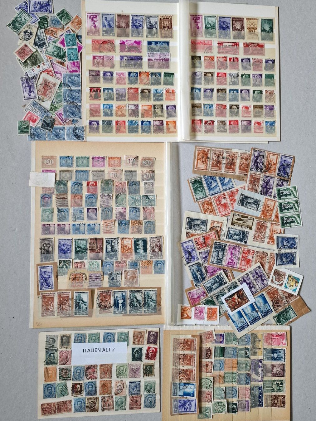 Tutti i francobolli: Grosse Sammlung Italien: alte Marken! – Usato da Winterthur venduto da labi012