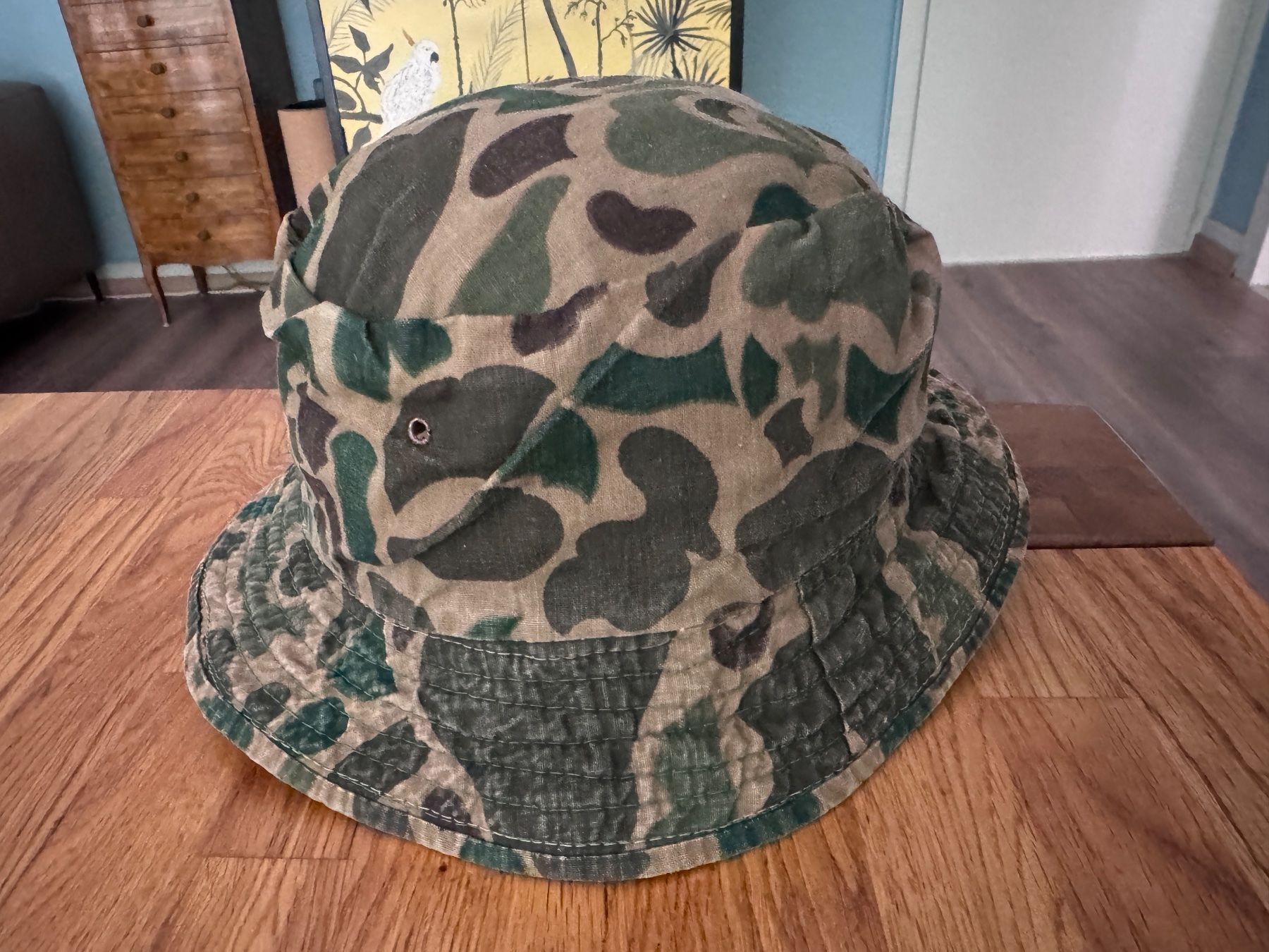 Copricapi, berretti & cappellini: Bob Chapeau de soleil camouflage 59 cm – Usato da Genève venduto da New-York12 8