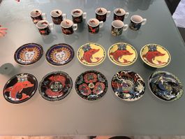 Bopla Espresso Tassen inkl. Untertassen 