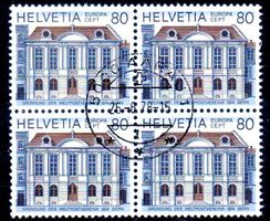 EUROPAMARKE 1978 4ERBLOCK AUSGABETAG - TH88