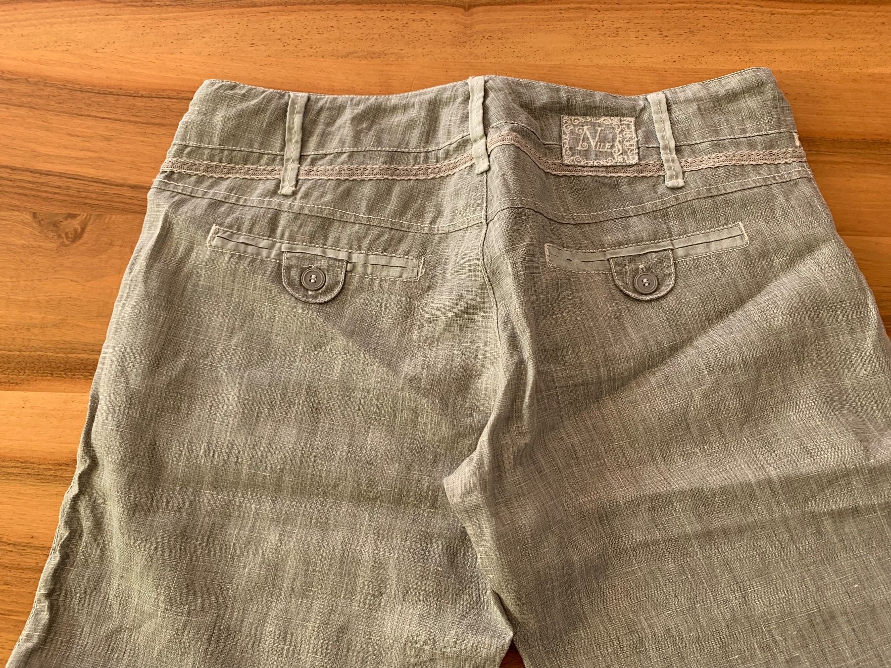 Nile Pantaloni: NILE mega schöne Leinen Sommerhose Gr. S – Nuovo (secondo la descrizione) da Meiringen venduto da Sheyene 4