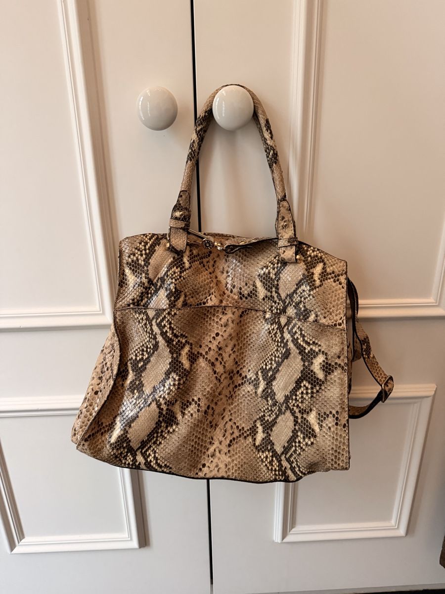 Taschen für Damen: Handtasche Schlangenoptik beige braun – Neu (gemäss Beschreibung) aus Schaffhausen von bet_5znm 1