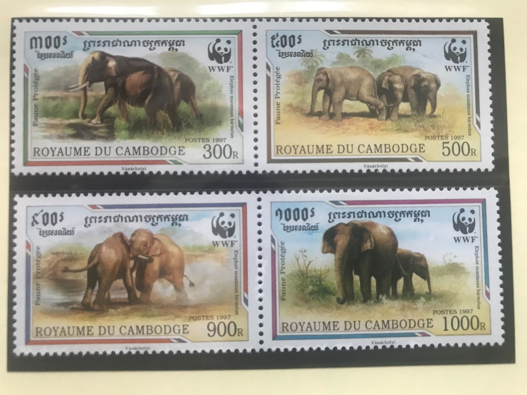 Tutti i francobolli: WWF Kambodscha 1997 Satz Malaya-Elefant postfrisch – Nuovo (secondo la descrizione) da Winterthur venduto da schnueps