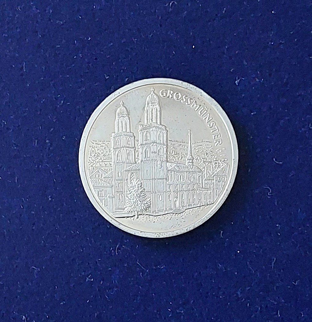 Medaillen: Medaille Grossmünster – Gebraucht aus Schaffhausen von Rosenmund 1