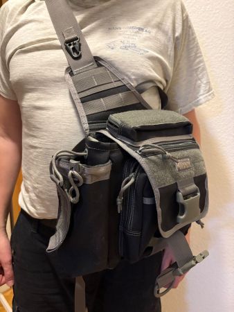 Bauchtasche Maxpedition mit Sicherheitsgurt