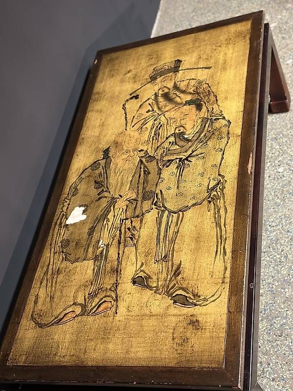 Tavoli: Asiatischer Couchtisch mit Kunstmotiv – Usato da Basel venduto da ele_pc7g 2
