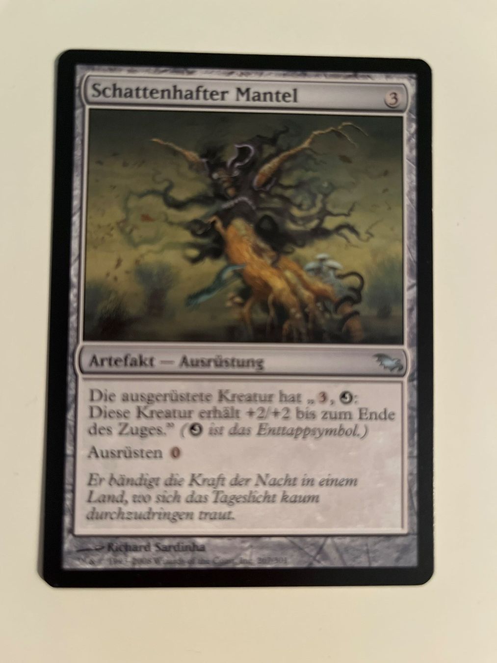 Magic The Gathering Carte collezionabili: 1 x Schattenhafter Mantel - Magic: The Gathering - MtG – Usato da Kriens venduto da Shadi1980