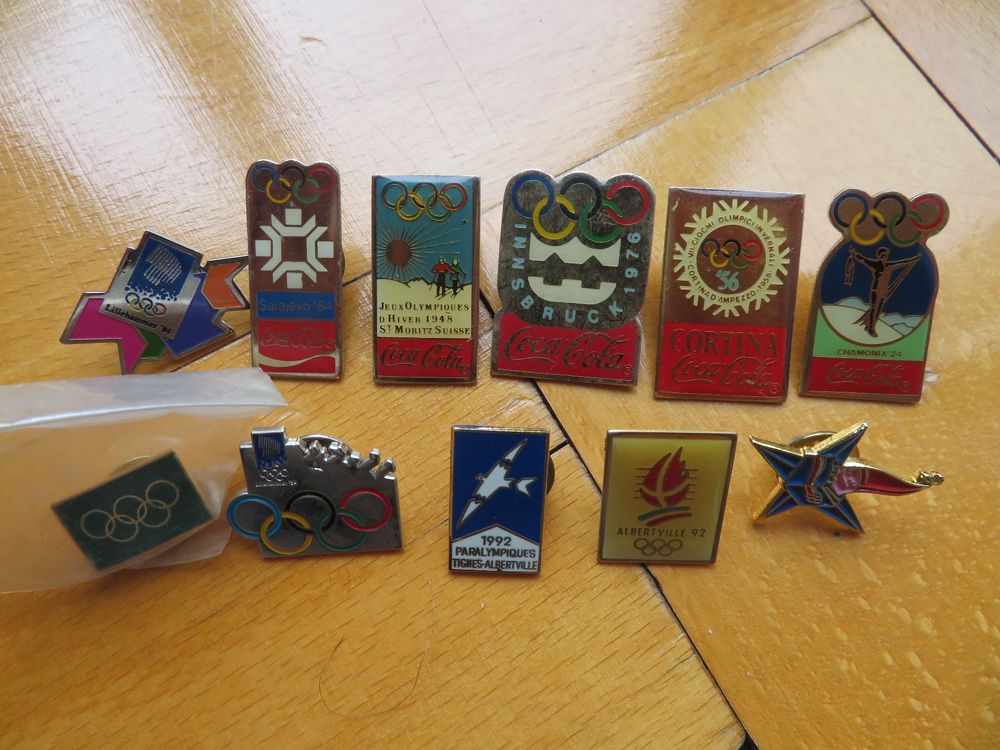 PIN'S J.OLYMPIQUE ALBERTVILLE 1992- LOGO GOLD