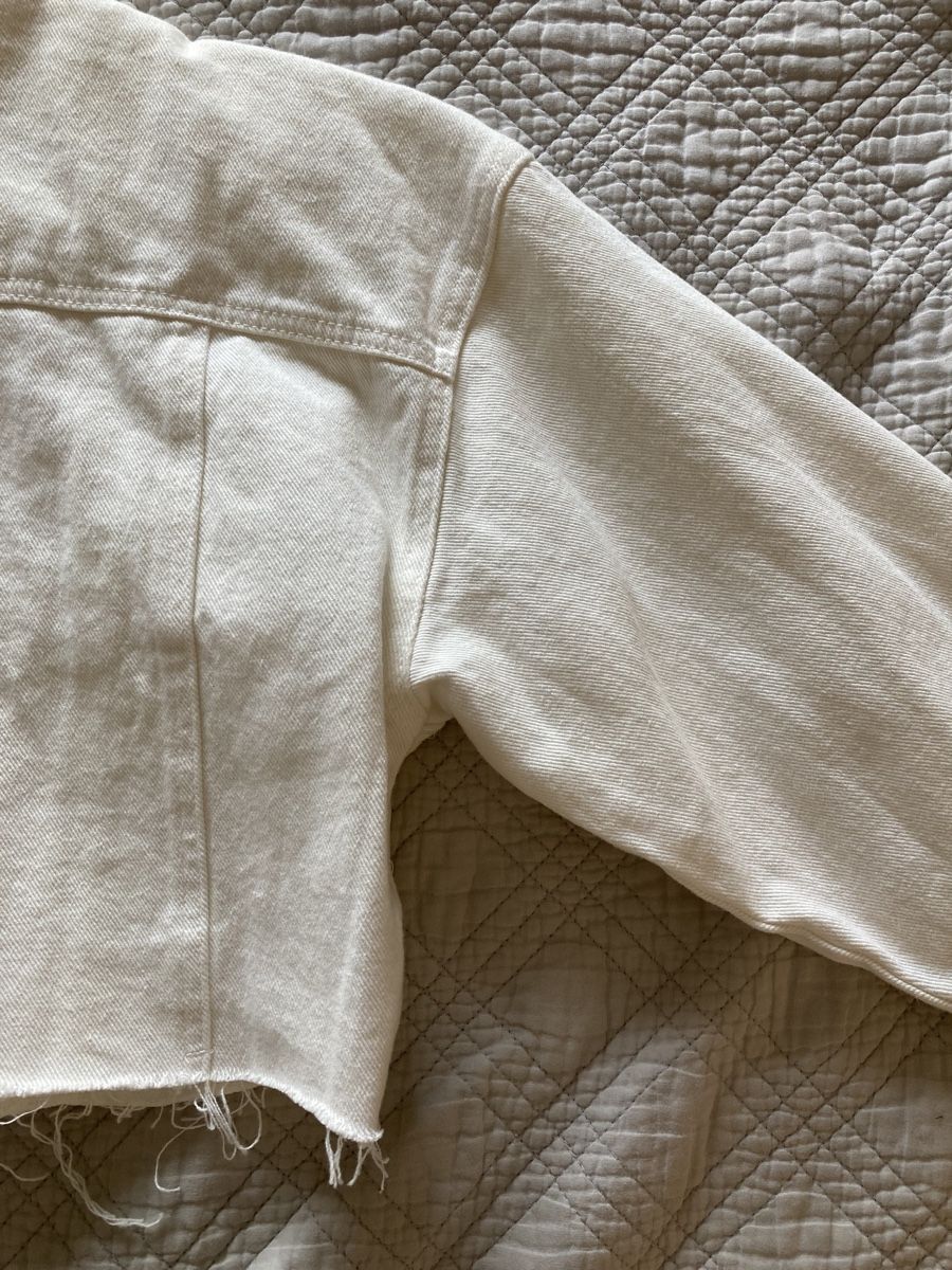 Jacken: Veste courte en Jean blanc – Neu (gemäss Beschreibung) aus Lausanne von shabnam.t 6