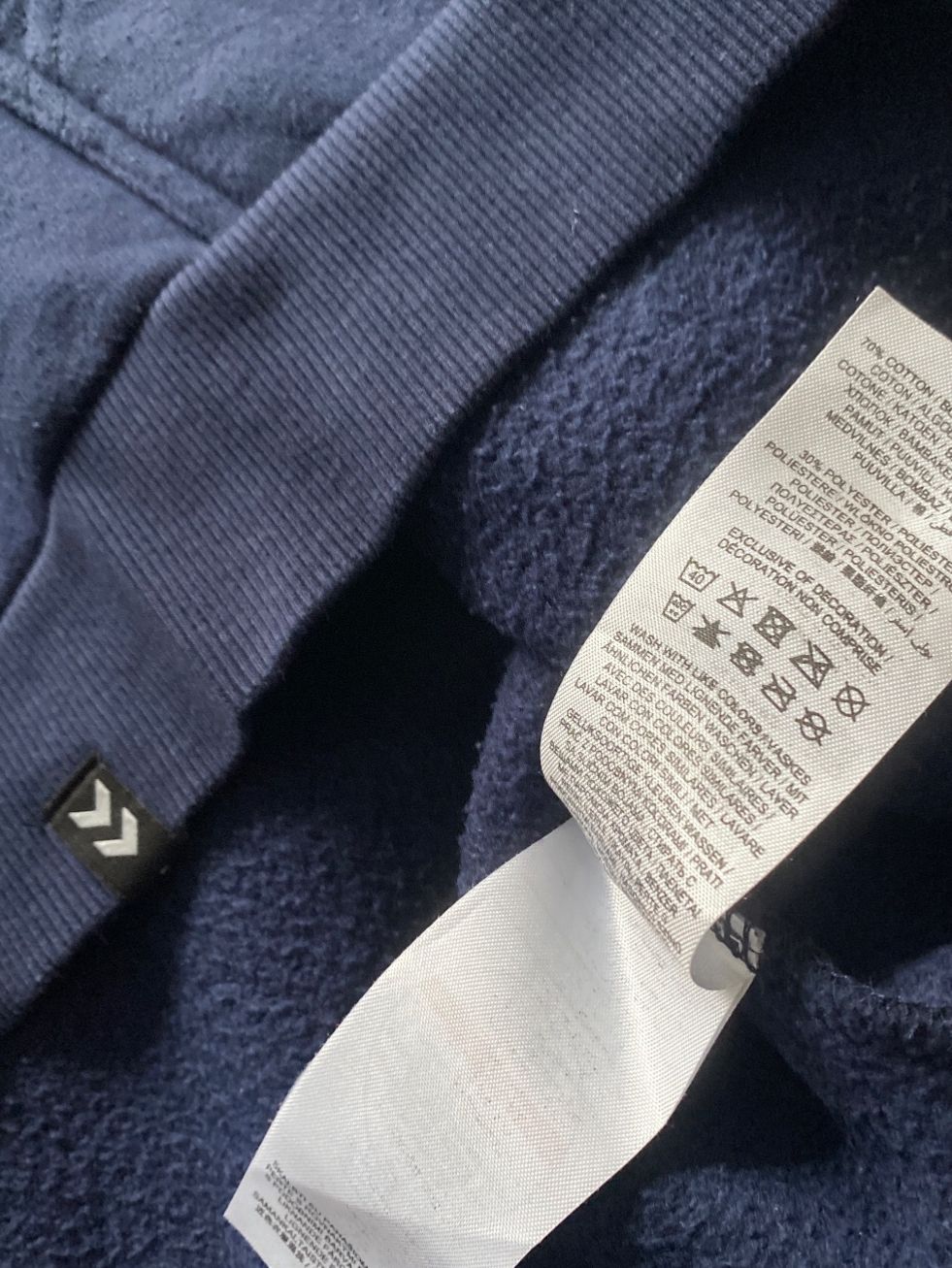 Hummel Maglioni & Felpe: HUMMEL HOODIE/ KAPUZENPULLOVER /PULLOVER GR.S dunkelblau – Usato da Frauenfeld venduto da Boldi46 4