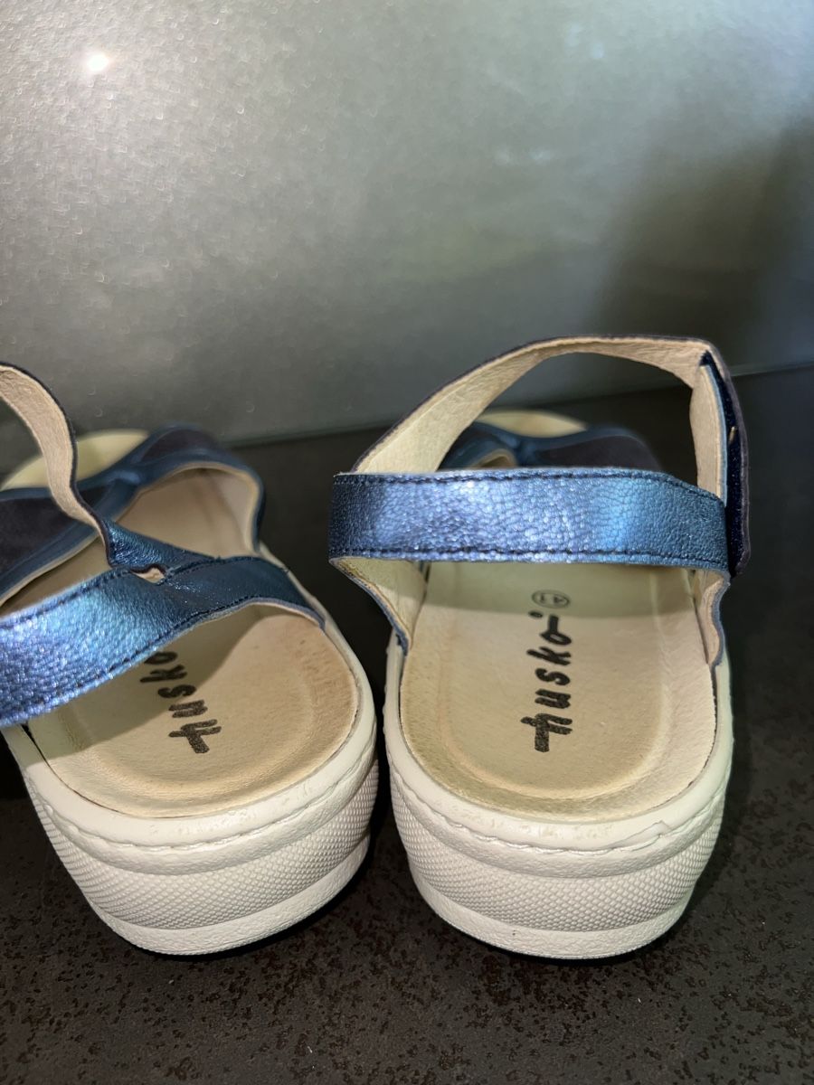 Damenschuhe: Leder Sandale HUSKO 41 1 x getragen – Neu (gemäss Beschreibung) aus Dornach von samuti 3