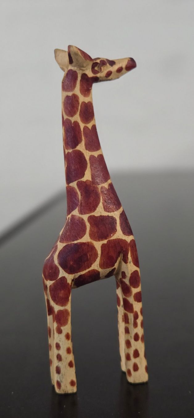 Figuren: Holz Giraffe und Elefant, Handarbeit, Deko – Gebraucht aus Rheinsulz von Dred 2