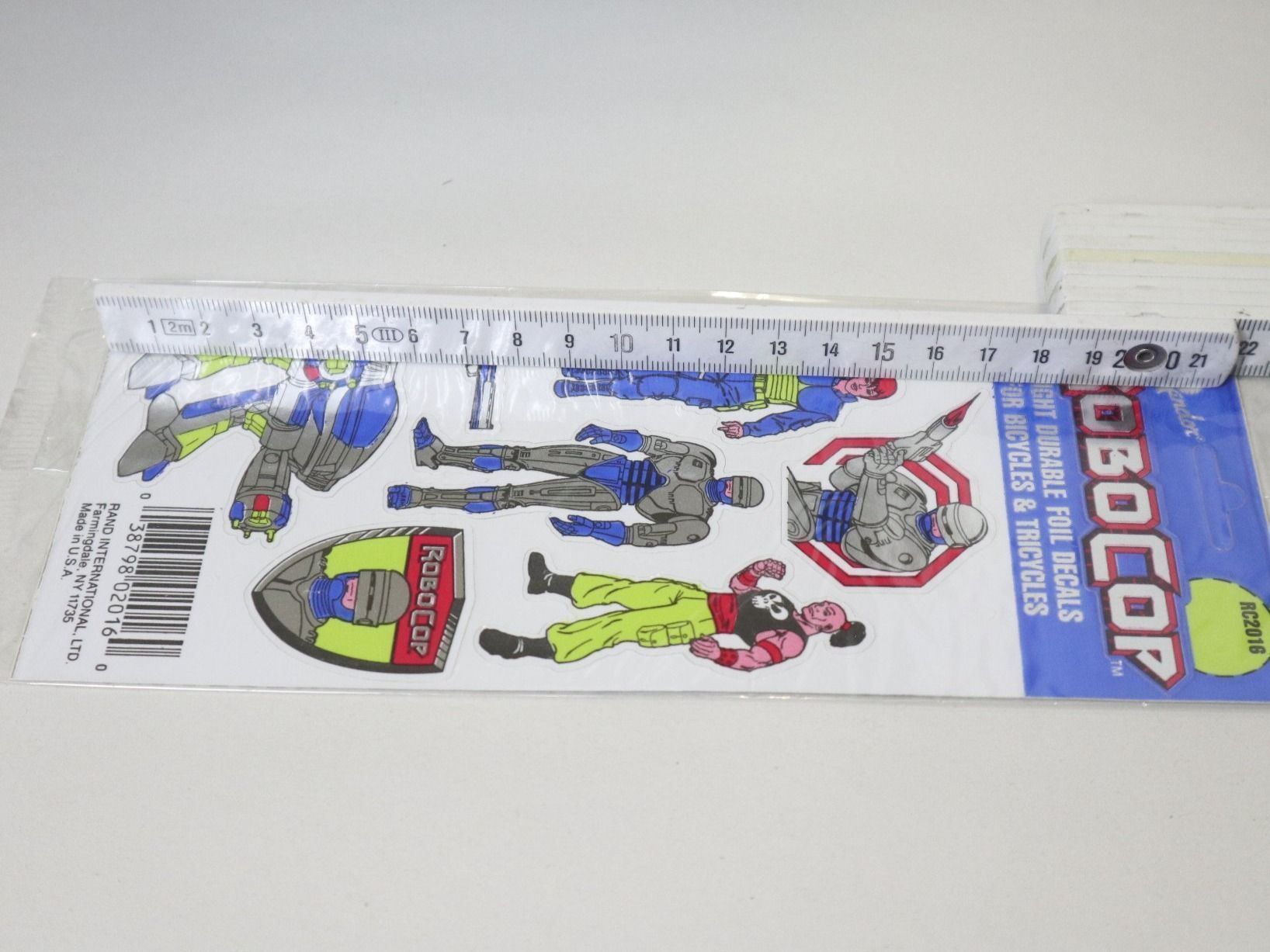 8x Robo Cop Stickers OVP USA 1990 Aufkleber Robocop (Neu und ...
