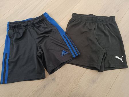 Kurze Hosen Adidas & Puma, Gr.140