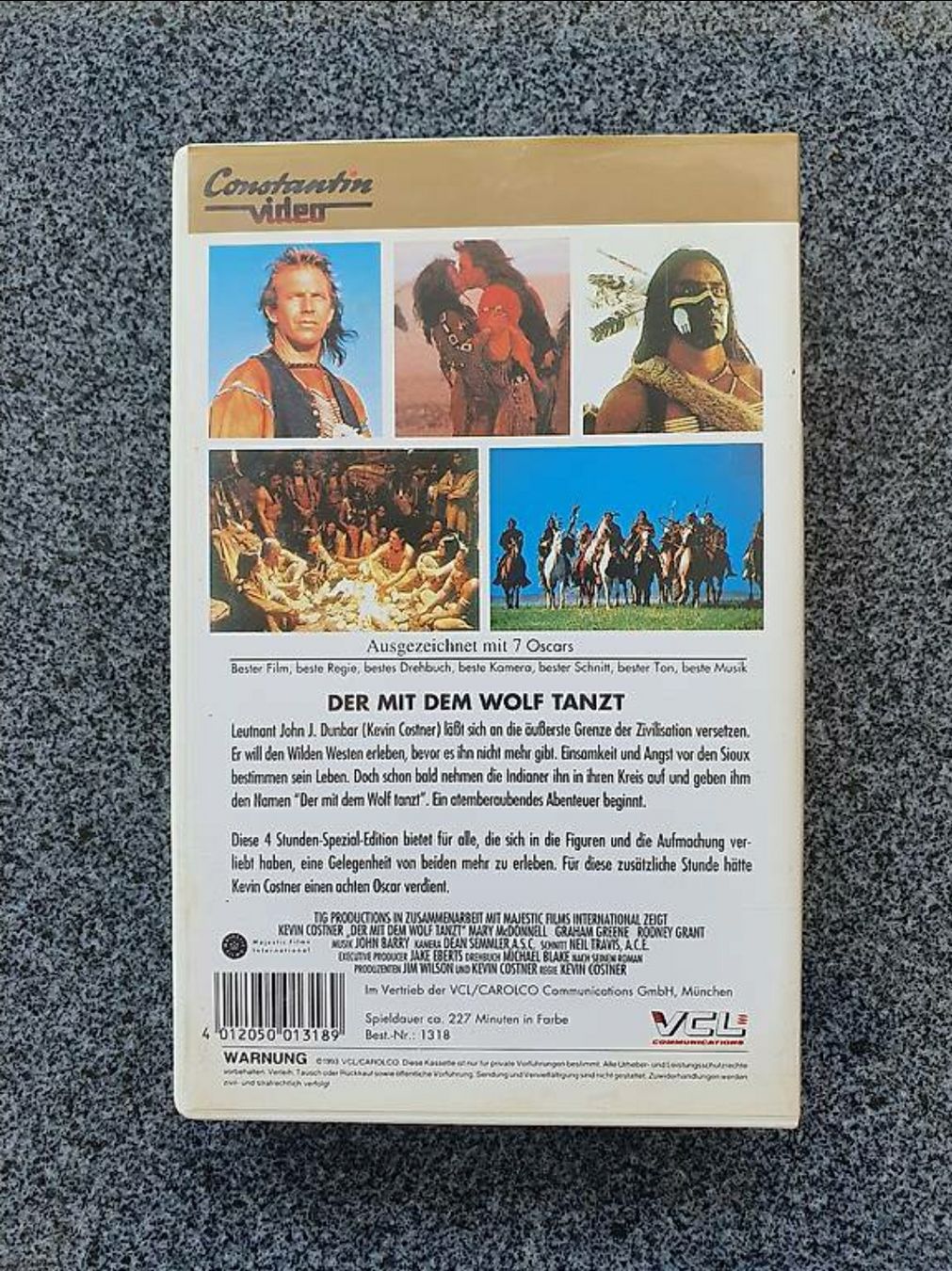 Tutti i VHS: Der mit dem Wolf Tanzt Vhs Film – Usato da Herznach venduto da kayley09 1