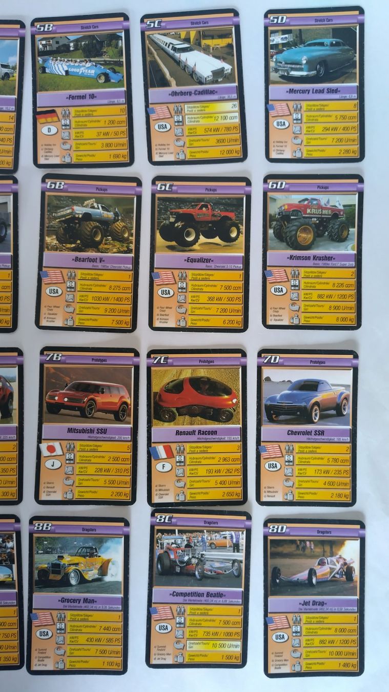 Ravensburger Giochi: Auto Quartett - Auto Monster ©2001 ab Fr. 4.- / 32 Karten – Usato da Bellach venduto da JingleJerry 4