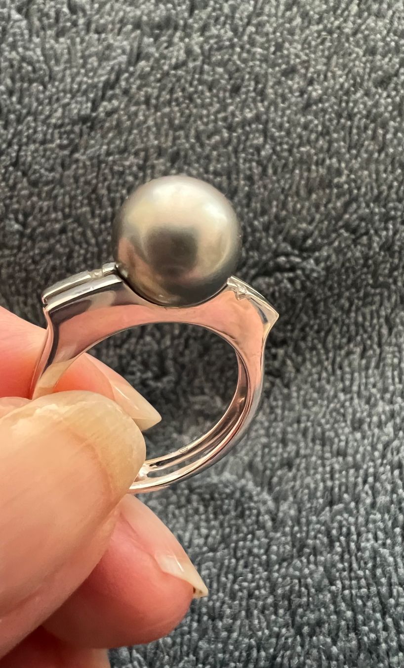 Ringe: Ring Weissgold Perle 925 Ringgroesse 52 – Neu (gemäss Beschreibung) aus Horgen von Hpunto 2