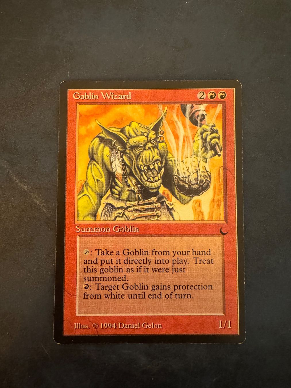 Magic The Gathering Carte collezionabili: 1x Goblin Wizard - Magic The Gathering – Usato da Lausanne venduto da randomWalk