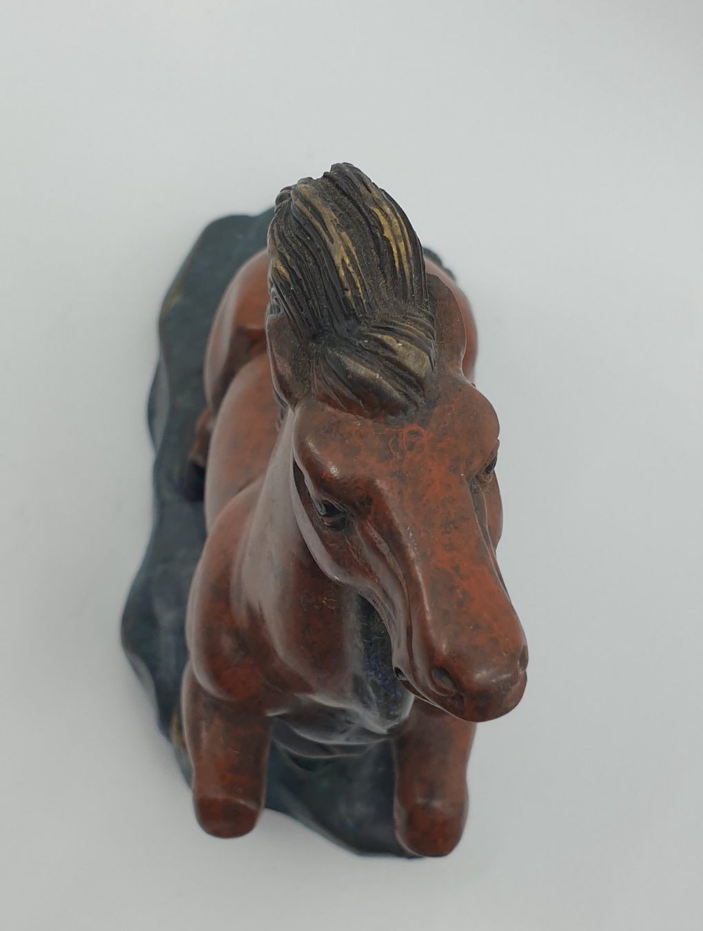Skulpturen & Statuen: Signiertes Pferd China oder Japan, Bronze oder Messing – Gebraucht aus Emmen von Brockofsky 4