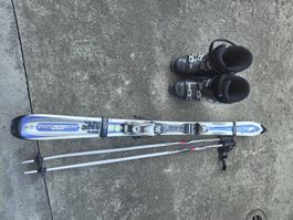 Ski Komplettset mit Skischuhe & Skistöcke