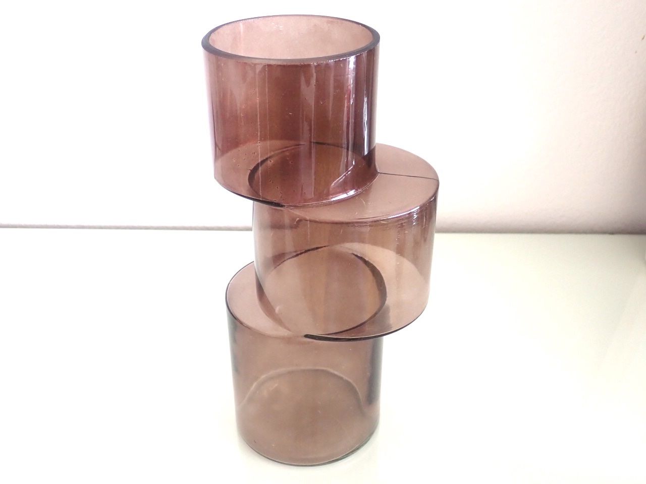 Vasen & Gefässe: 2 Vase Steps Design Modern Collection Glas Vintage – Gebraucht aus Wil SG von BrocknRoll 2