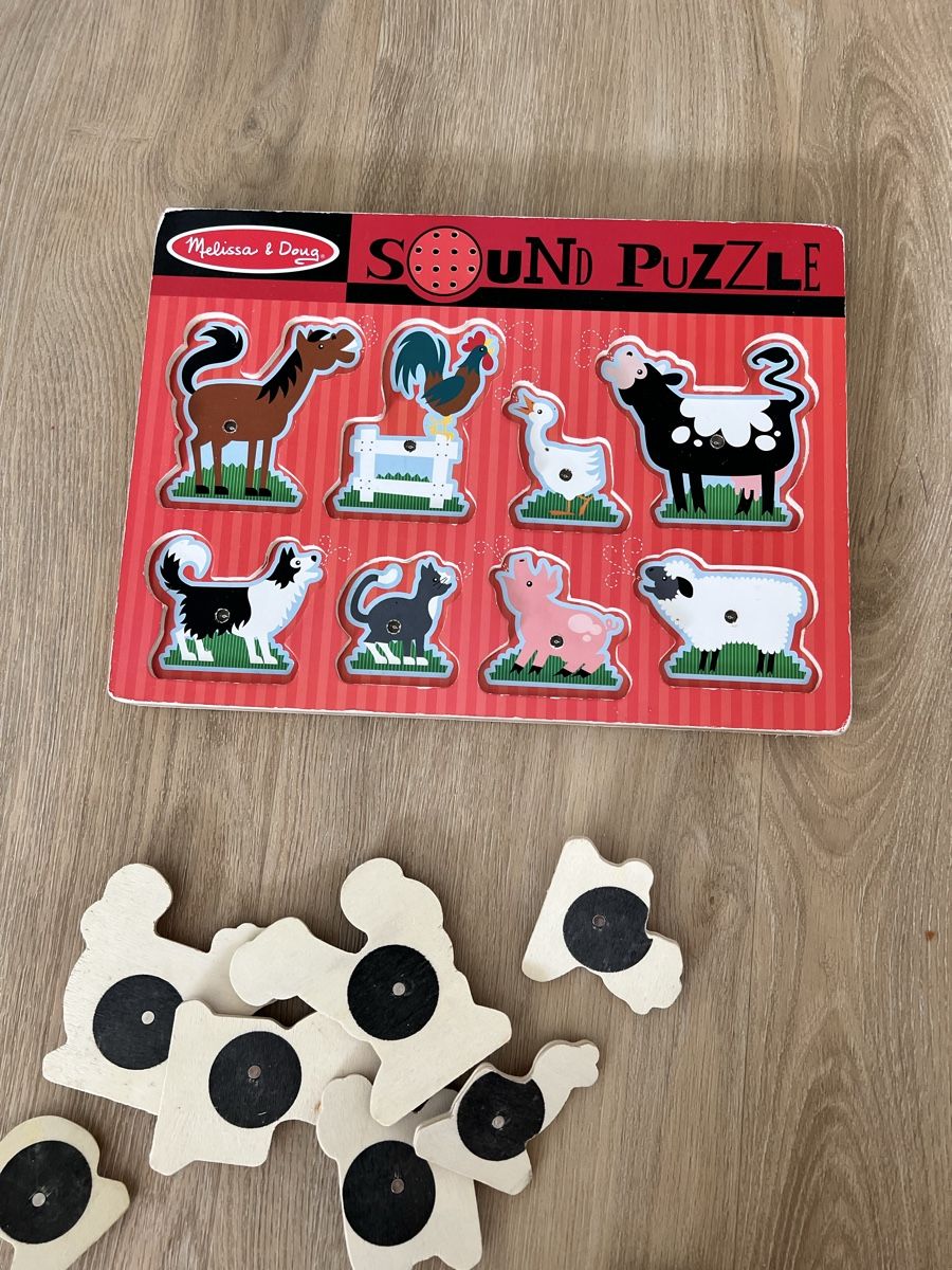 Puzzle: Melissa & Doug Bauernhof-Tiergeräuschpuzzle – Usato da Zürich venduto da GOJ_fr6c 2