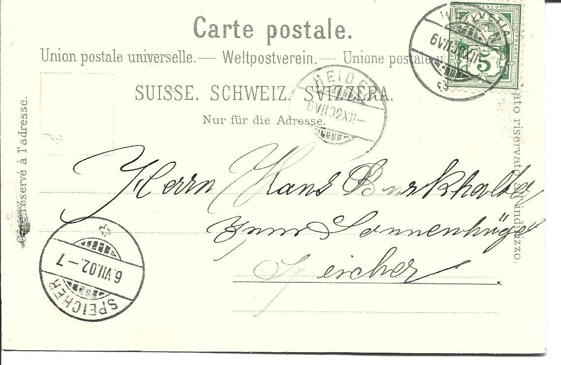 Cartoline postali: AK Heiden Litho – Usato da Appenzell venduto da mai25 1