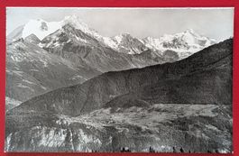 AK CP MONTANA VERMALA VALAIS WERBESTEMPEL SURSEE LUZERN 1959
