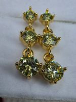 Boucles d'oreille argent diamants de moissanite de 1,8  ct