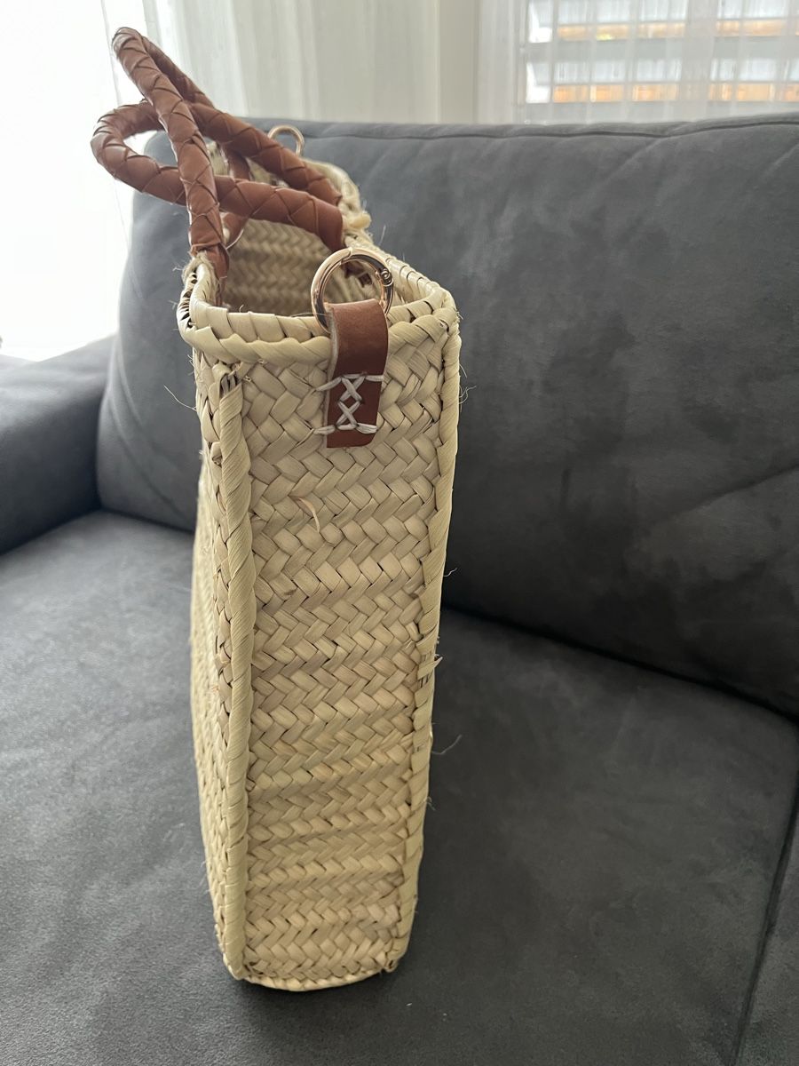 Massimo Dutti Borse da donna: Neue Natural handarbeite Handtasche aus Spanien – Nuovo e nell'imballaggio originale da Wettingen venduto da epe_9vbf 4
