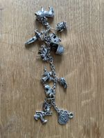 800 silber Armband mit verschiedenen Anhängern