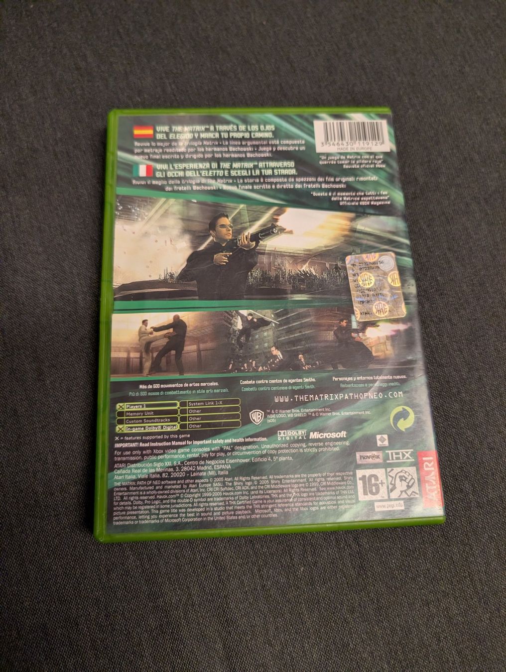 Giochi: Matrix path of neo Microsoft Xbox – Usato da Giubiasco venduto da Ticinerd 1