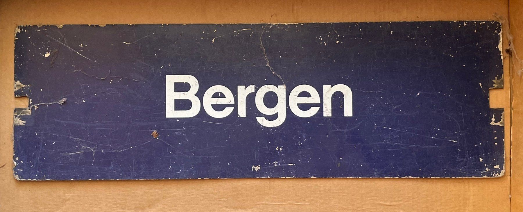 Insegne: Zuglaufschild von Norwegen – Usato da Bleiken venduto da hbw45 1