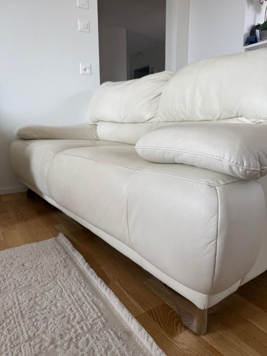 Conforama Divani: Ecksofa Leder weiss gebraucht – Usato da Zuchwil venduto da dar_py9z 6