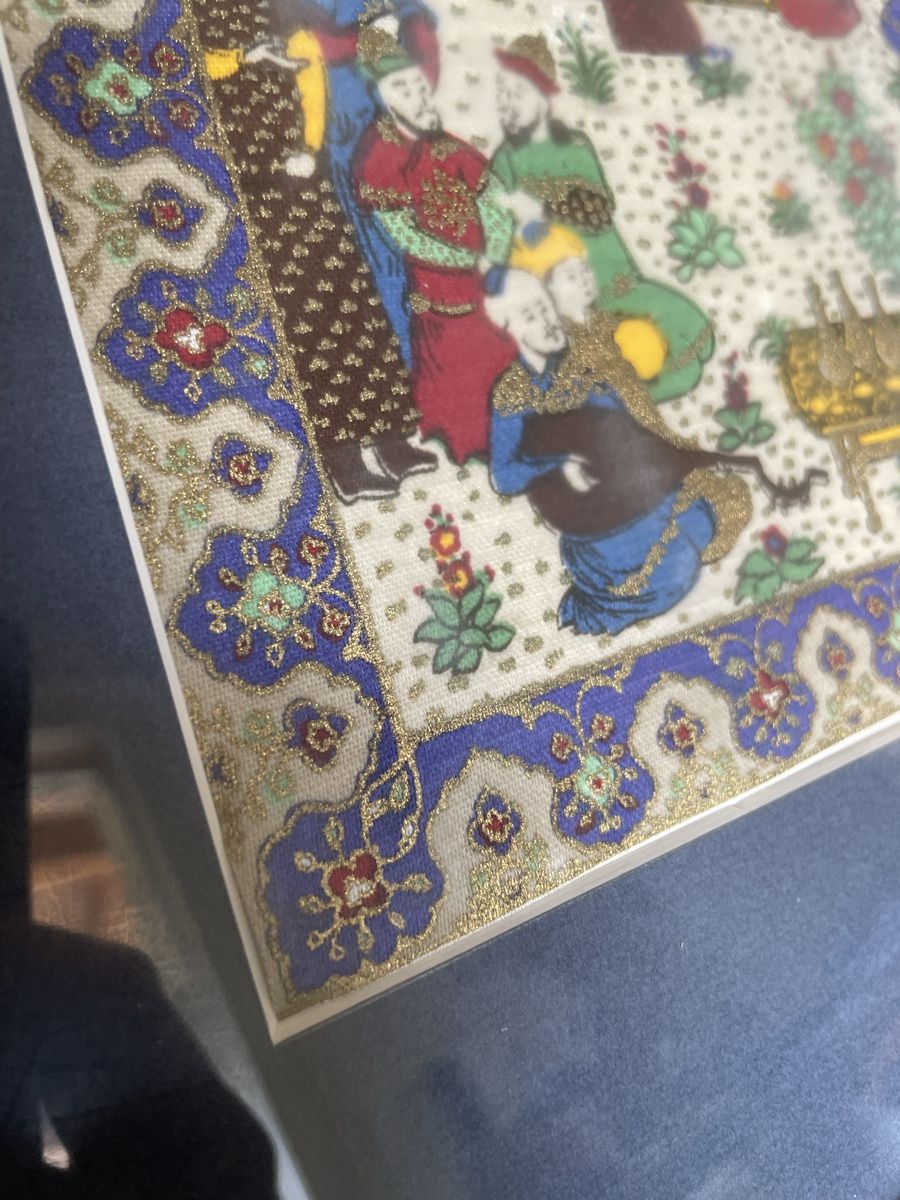 Dipinti: Tableau Ancien Tissu Persan – Usato da Vallamand venduto da Bricbracbroc82 1