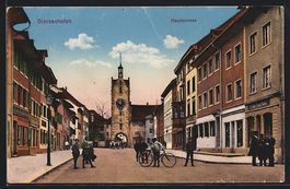 Diessenhofen, Hauptstrasse mit Geschäft