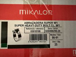 Gelenkbolzenschellen einteilig von Mikalor -  86mm - 91mm