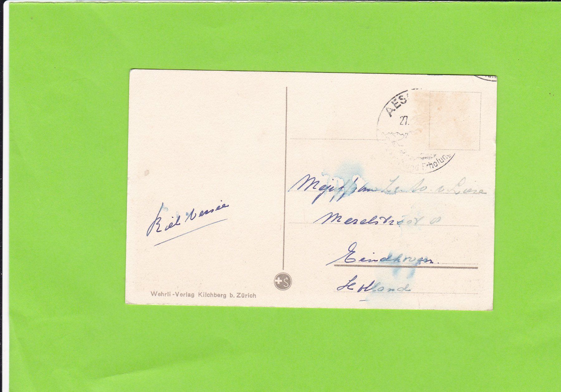 Cartoline postali: Gunten und der Niesen – Usato da St. Peterzell venduto da neckertal 1