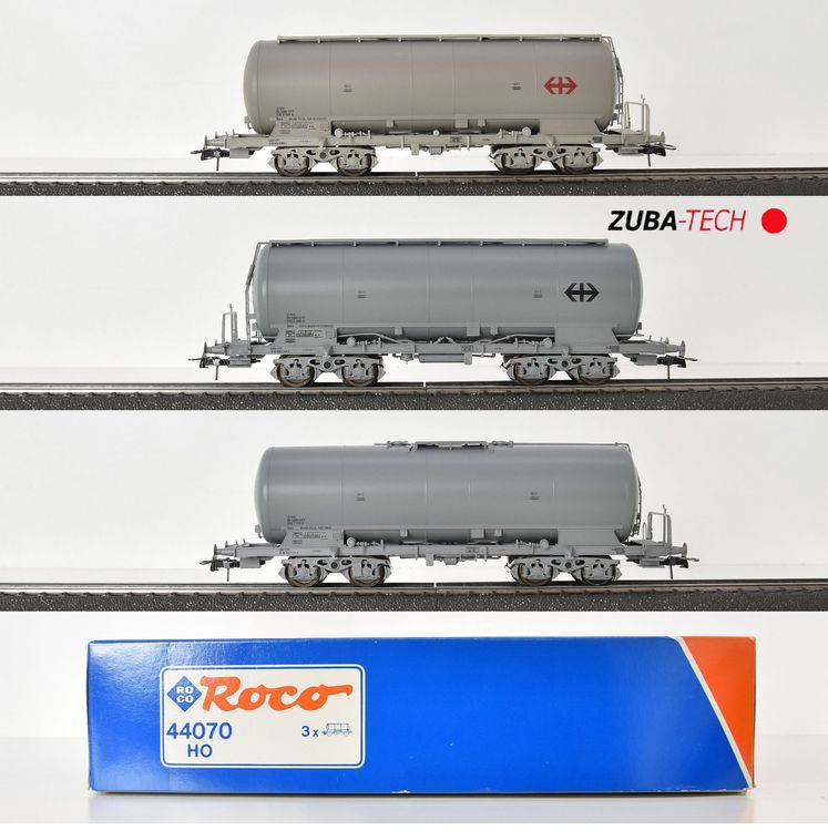 Roco 44070 Kesselwagen Set 3 Tlg Der SBB H0 GS Mit OVP Kaufen Auf Ricardo