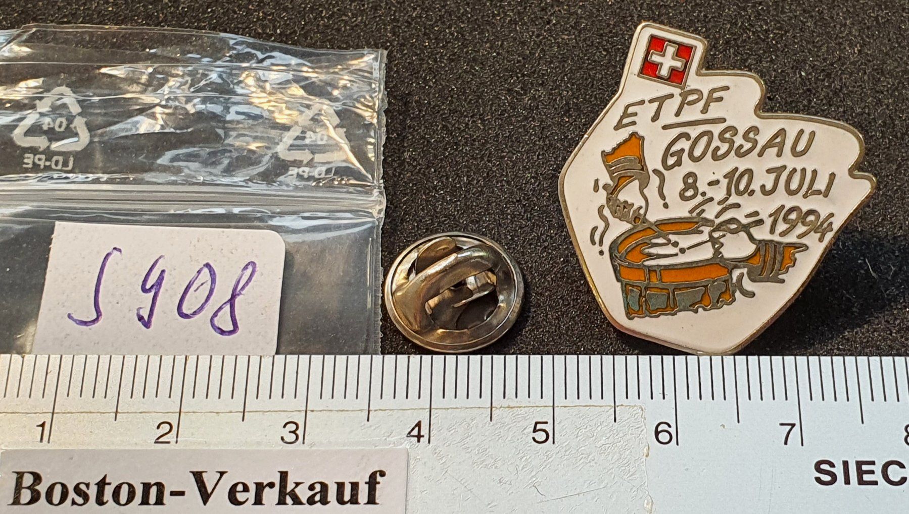 Strumenti musicali: S908 - Pin ETPF Gossau 1994 Trommel – Usato da Reinach BL venduto da Boston-Verkauf 1