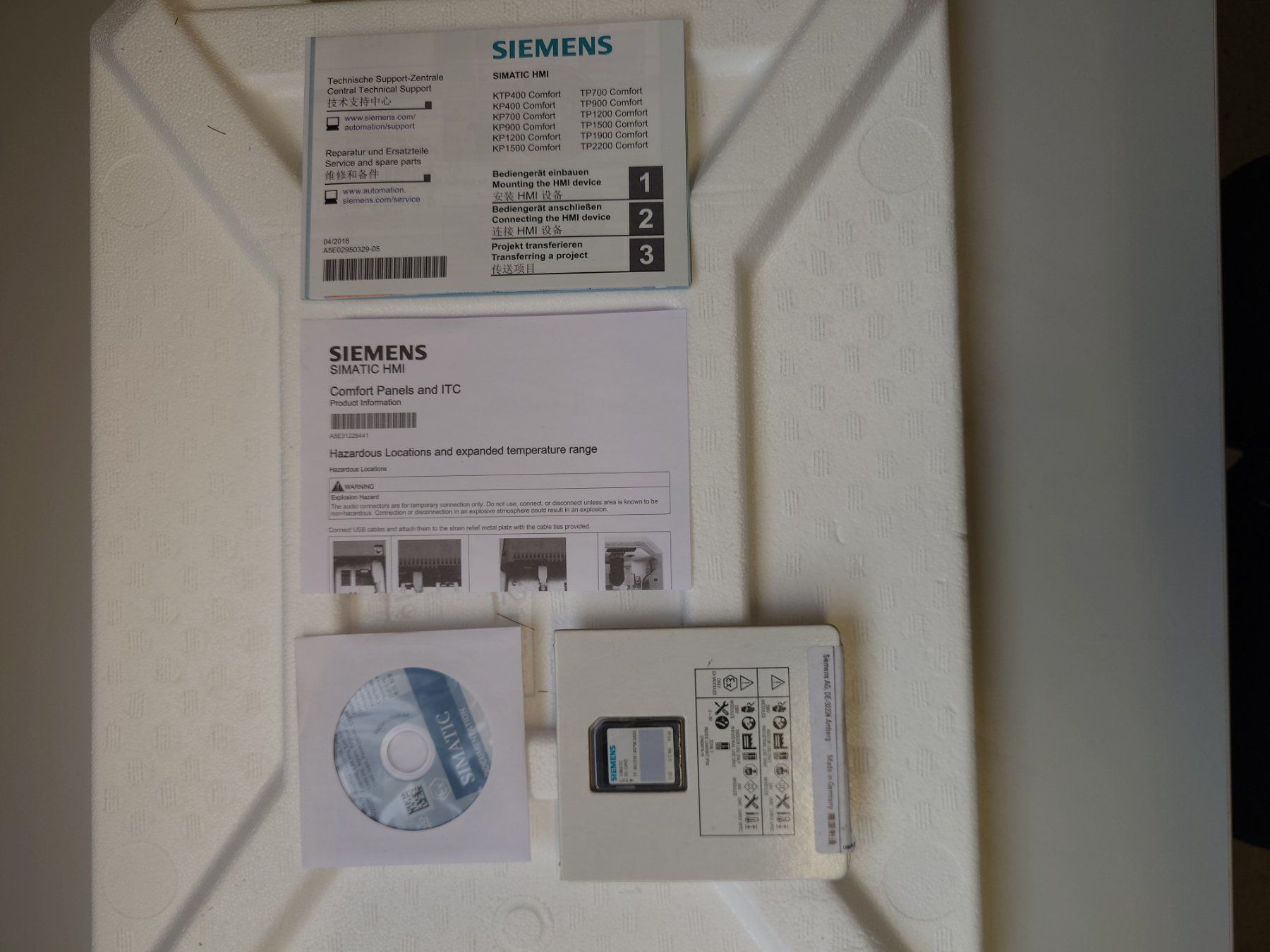 Siemens Componenti elettronici: Siemens Simatic HMI TP 1200 Comfort – Nuovo e nell'imballaggio originale da Thun venduto da werft_thun 4
