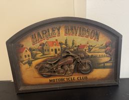 Harley Davidson Holzschild